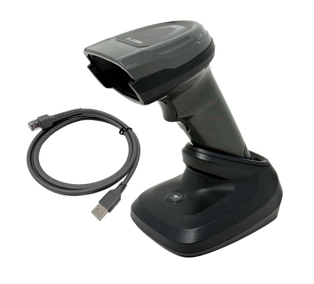 Photo 1 of Zebra DS8178 Wireless 2D/1D/QR Code Barcode Scanner, 330FT Cordless Range, 2500mAh All-Day Battery, Bluetooth to Cradle or Android/Windows/iOS Directly, Cradle Included (Renewed)