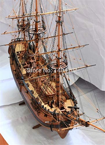 SIourso Wasserfahrzeug-Modellbausätze Model Schiff Modell Maßstab 1/50 1776 Uk Klassisches Hölzernes Segelboot Royal… – Bild 7