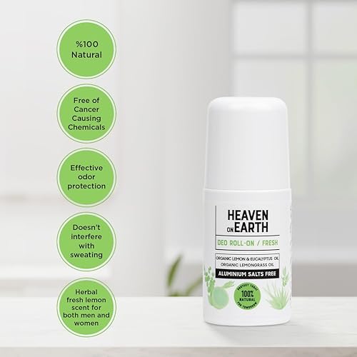 Miniatura 7 de Heaven on Earth Desodorante natural sin aluminio, protección contra olores de larga duración, amigable con la piel sensible, vegano, hierba de limón