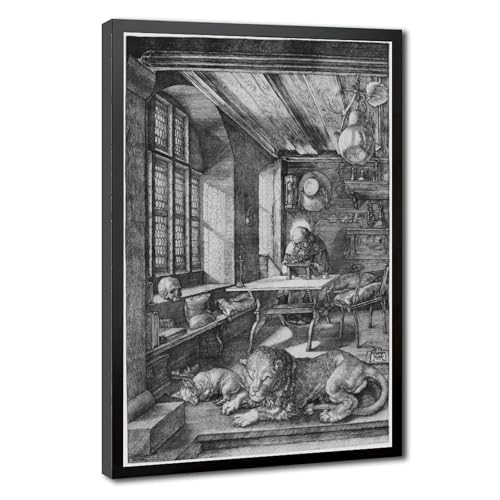 Toile Saint Jérôme dans son étude Albrecht Durer pour créer un coin bureau inspirant