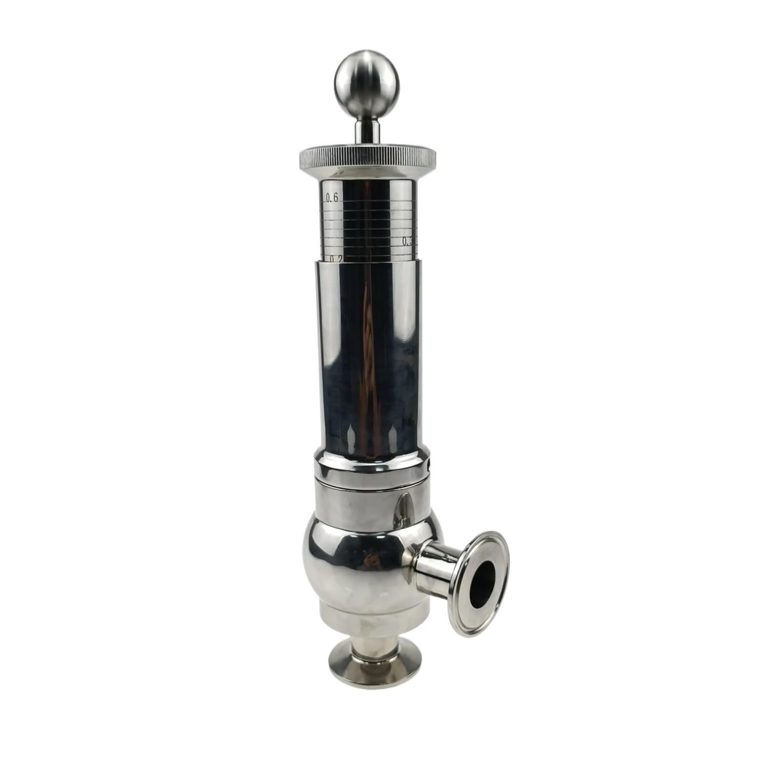 Soupape de sécurité inox 316L type pince 1 pouce pour une étanchéité industrielle