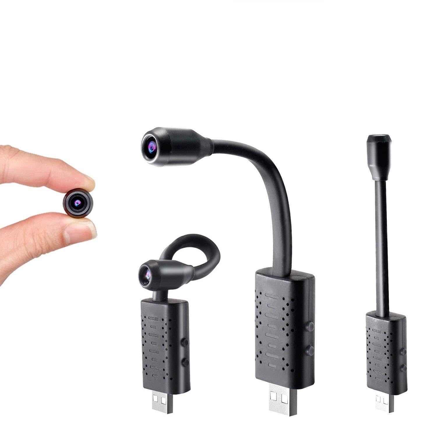 Smallest Spy Hidden Camera HD 1080P Mini Portable Nanny Cam with Motion Detective and Loop Recording,Perfect Indoor Tiny Covert Video Recorder Security Cameras for Home,Office and Car Inside