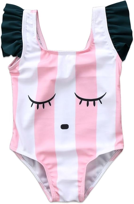Amazon 子供用 女の子水着 ピンク ストライプ ワンピース水着 スクール水着 スイムウェア 可愛いまつげ 110cm 水着 通販 Amazon 子供用 女の子水着 ピンク ストライプ ワンピース水着 スクール水着 スイムウェア 可愛いまつげ 110cm 水着 通販