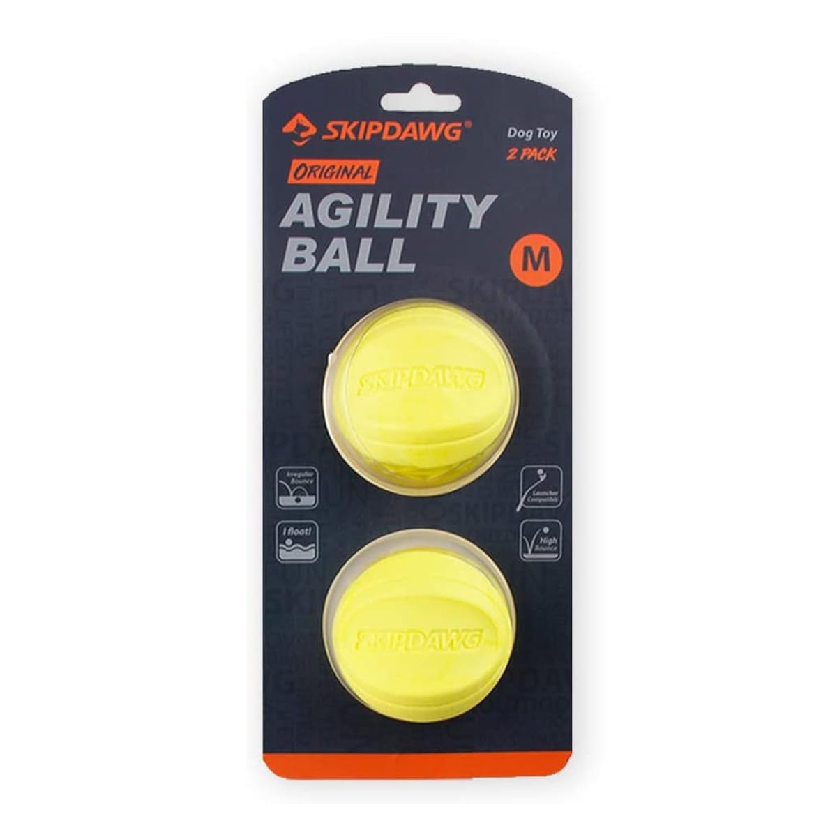 Skipdawg Agility Dog Toy Ball 2 Pack