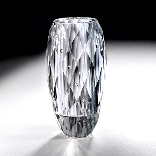 Gitadini Crystal Vase with Rhinestones