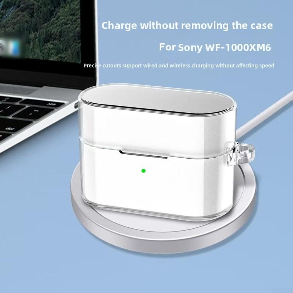 Schnellzugriff Hülle für sony WF-1000XM6 Praktisch Schnellzugriff(Transparent)