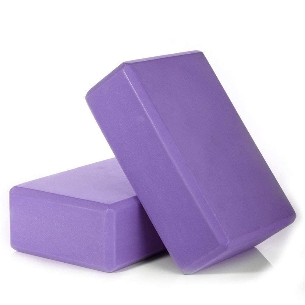 ZMOXY Yoga Blocks Set of 2 – High Density EVA Foam Yoga Brick for Stretching, Balance & Support – Non-Slip, Lightweight & Durable Props for Pilates, Meditation, Home & Gym Workouts-Multicolor-image-18