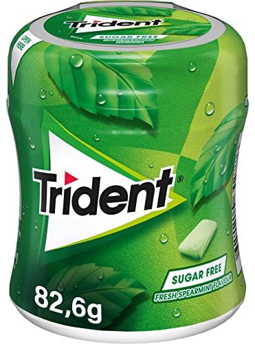 Trident Chicle Hierbabuena sin Azucar, 82.6 g
