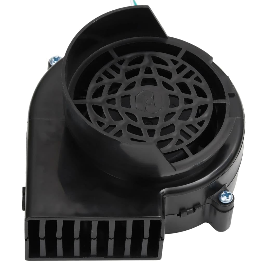 HaoChrymec Catena luminosa con 26 LED e soffiatore, nero e bianco, 260 cm