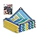 HUAHUA Sonnensegel Bunt Gestreiftes Sonnenschutznetz, Verschlüsseltes Sonnenschutz-Sonnensegel, 100% Anti-UV-Außenterrasse Balkon Gartenmarkise, 24 Größen (Size : 4x5m)