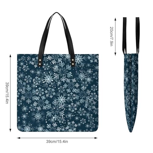 Sac cabas shopper flocons de neige pour éviter le manque de place - 4