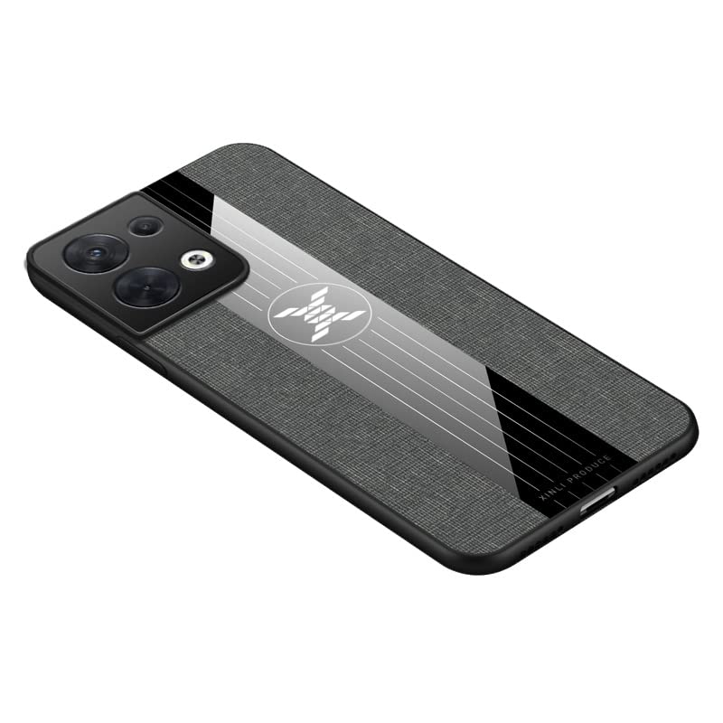 Cover Per Oppo Find X5 Con Anello Girevole 360° E Supporto Magnetico Auto - Custodia Bumper In TPU E PC - Blu - 3