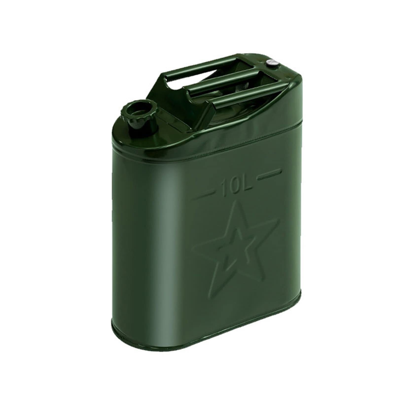 Recipientes para gasolina Bidón de gasolina, Bidón de combustible engrosado herméticamente sellado, Bidón de gasolina diésel de metal de reserva de emergencia, con boquilla flexible y kit de ventila