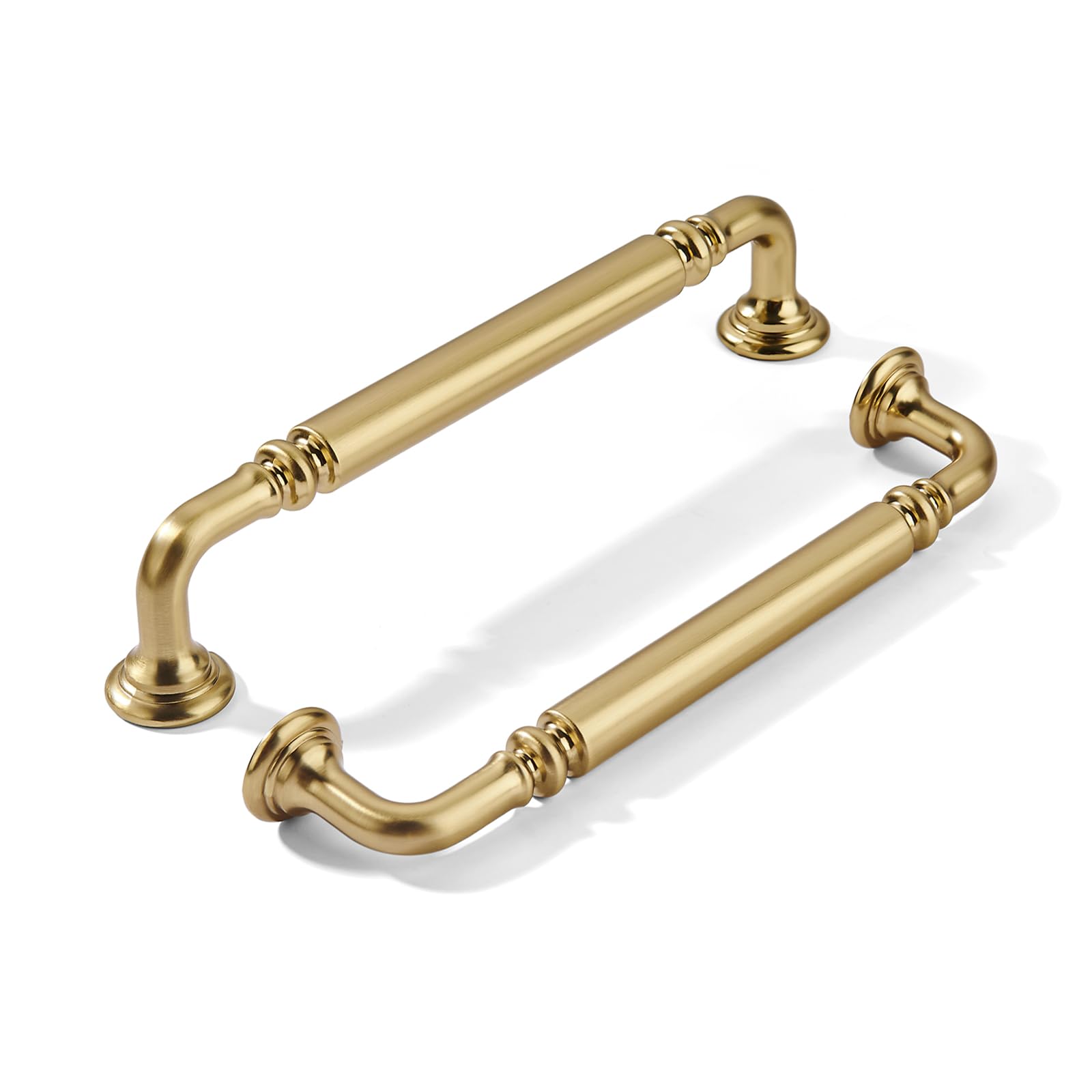 KHTUMEWARE-80392 Champagne Bronze Cabinet Pulls CTC 4 in (102 mm) 2-Pack