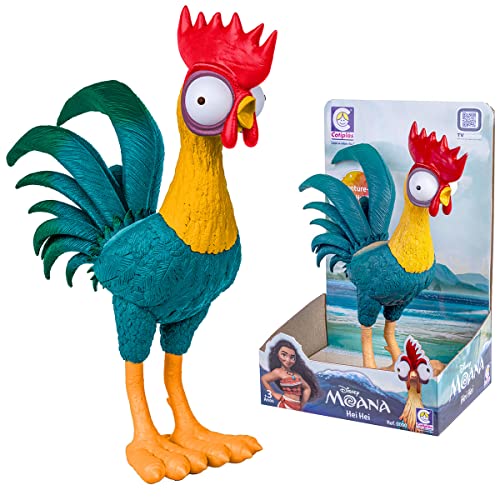 Brinquedo Boneco Galo Hei Hei da Princesa Moana 30cm em Plástico Vinil Cotiplas - 2597