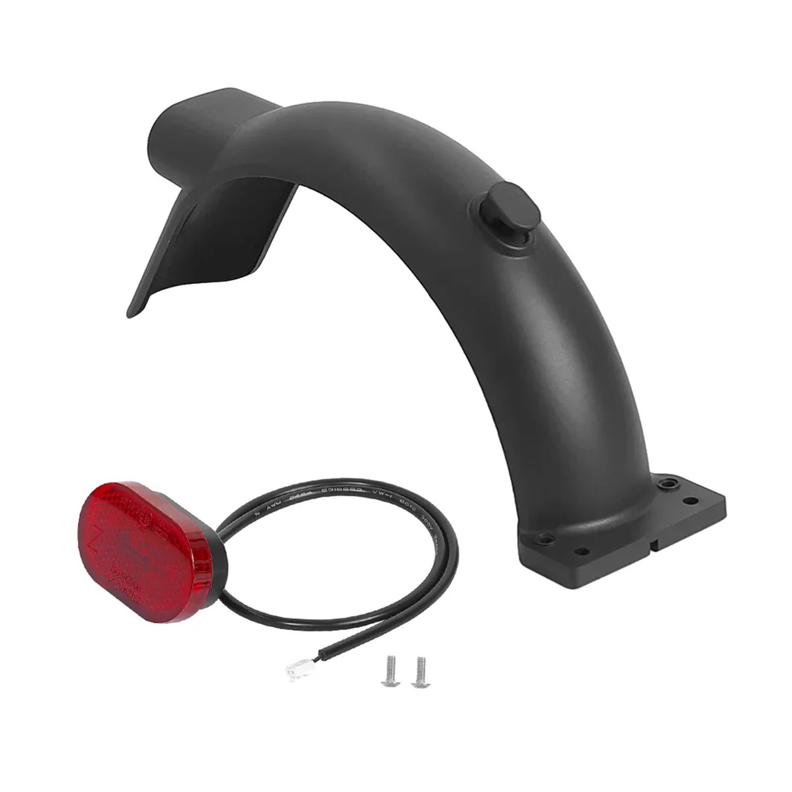 Części do hulajnogi elektrycznej Tylny błotnik z blokadą haka kompatybilny z Xiaomi 4Lite Electric Scooter 4 Lite tylny błotnik osłona przeciwbryzgowa opony tylne skrzydło hamulec tylne światło(A set)