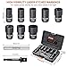 YEKEPRO 10Pcs Bolt Nut Extractor Set, 1/2