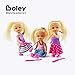 Boley 12 Pack Forever Fashionistas Toy Doll Set - Girls Dolls Figurines Box with Unique Outfits, Apparel - Additional Hair Accessories Included - Great for Stocking Stuffers, Birthday Parties