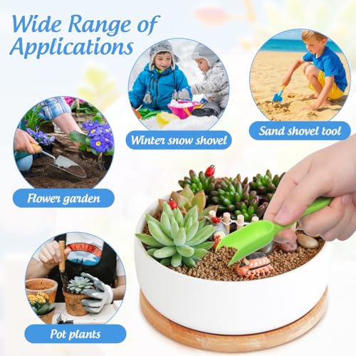 Set de 20 palas mini para jardinería Kisangel miniatura 7