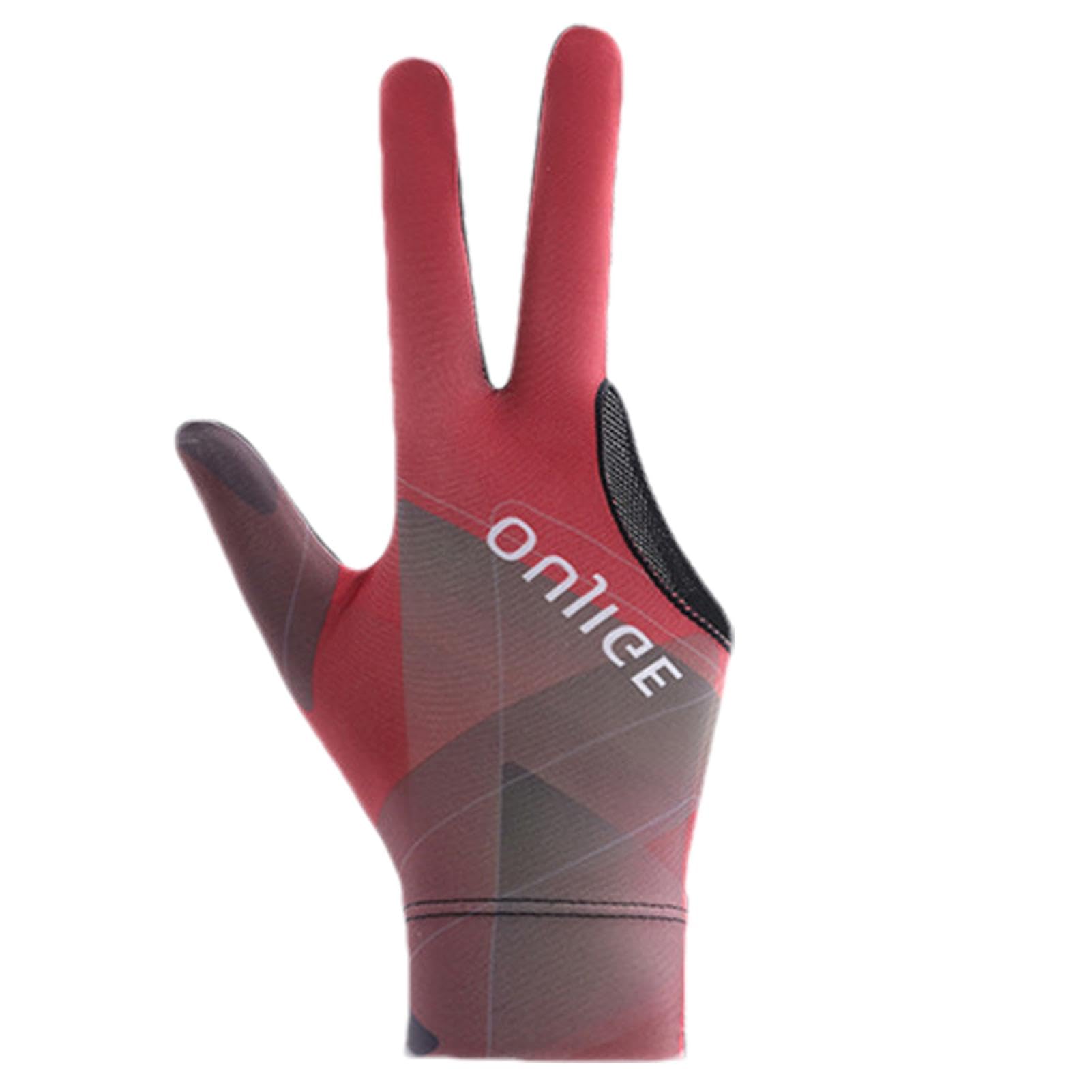 Professional snoooker Pool Gloves - 3 Billiard Gloves for Billiard Cues | Non-Slip Pool Cue Gloves | Lightweight Sports Gloves | Billiards for Left Right Hand | Sports Gloves for Women, Men, Billiard