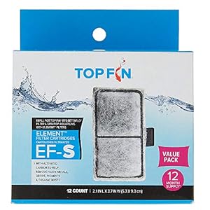 Top Fin EF-S Element Aquarium Filter Cartridges – 12pk