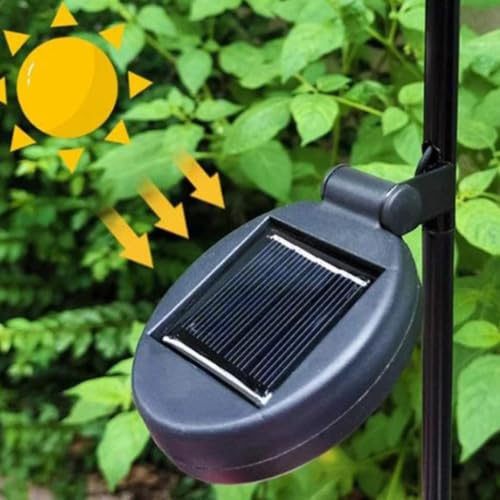 Image of XERGY Solar Powered Garden Decor Metal Fairy Moon Stake Light Statue with LED Glow Ball - Waterproof, Outdoor Decor Light, Auto Dusk to Dawn Sensor, Ideal for Lawn,Terrace & Balcony (Warm White)