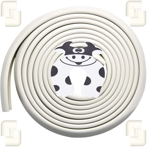 Image of Baby Proofing Edge and Corner Guards, 20 ft + 8 Corners, White