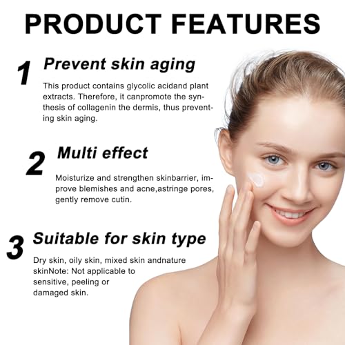 FEXPDL 4PCS Skincare Set Womens,Skincare Set Gifts for Teenagers Girls Beauty Gifts Set with Hyaluronic Acid 2% + B5,Squalane Cleanser,Eye Serum and Natural Moisturizing Factors and HA - Image 6