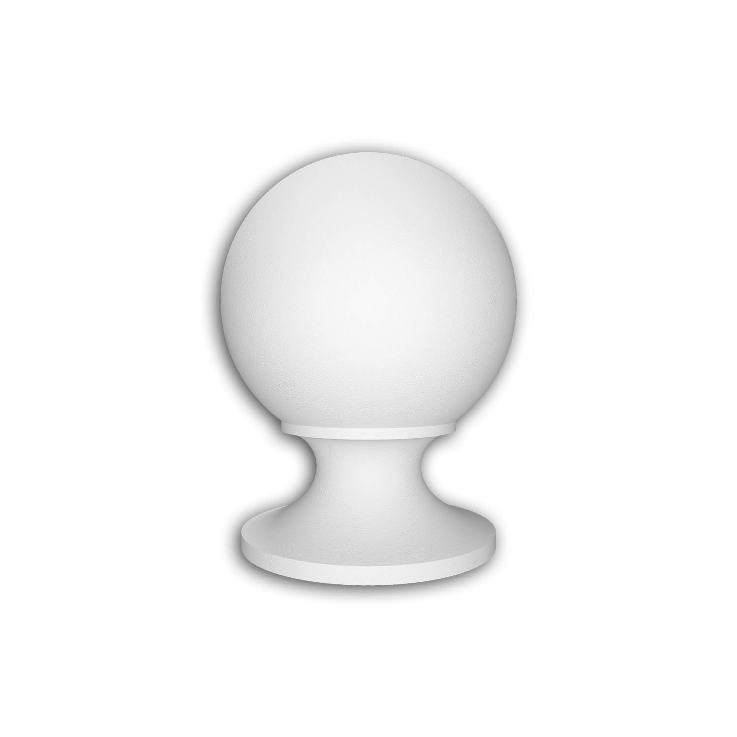Chapeau poteau de balustrade 477201 Profhome blanc pour moulure extérieure et façade