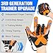 Dvoliaw Hand Rehabilitation Robot Gloves, 3rd Generation Portable USB Chargeable Hand Stroke Recovery Equipment, 4 Modes & 9 Strength Levels Robot Hand Gloves For Hemiplegia Hand Therapy, Left hand XL