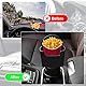 GIRAFEDA Pommeshalter + 2 Saucenhalter + 4 Saucenhalter, für Auto, Soßenhalter, zum Einrasten, Halterung für Pommes Frites, Auto, für Pommes Frites, Sauce, Snacks