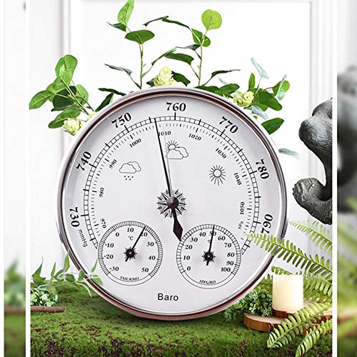 Temperatur Feuchtigkeitsmesser Anzeige Wandbehang Wetterstation Barometer Thermometer Hygrometer