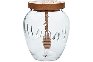 Hunnytime's Delight: Disney Winnie the Pooh Glass Honey Jar