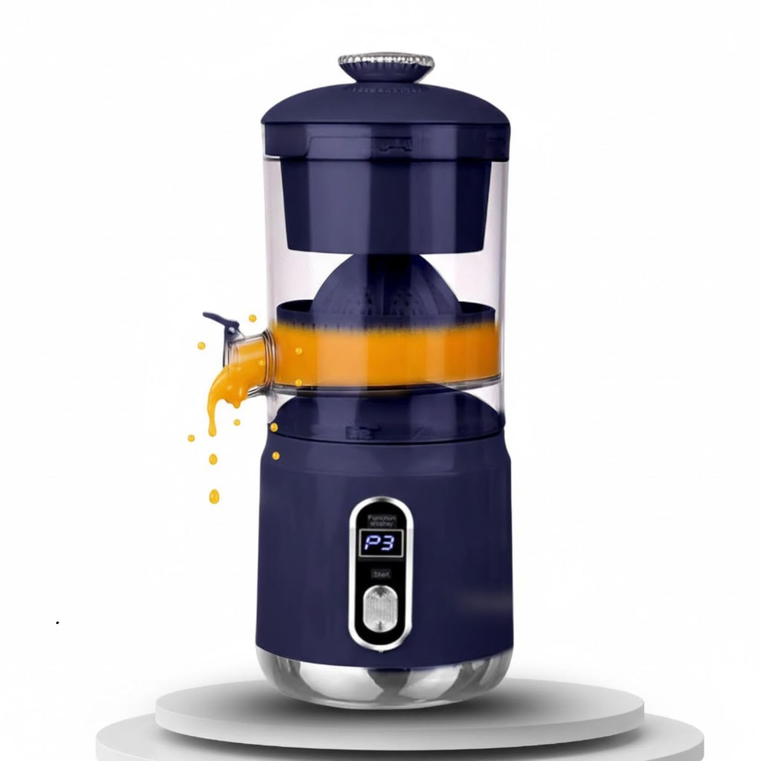 Drumstone 10 𝒀𝒆𝒂𝒓𝒔 𝑾𝒂𝒓𝒓𝒂𝒏𝒕𝒚 Electric Citrus Juicer USB Rechargeable – Portable Fruit & Vegetable Juice Extractor Machine for Grapefruit, Limes – Countertop Kitchen, Home, Bar & Picnic-image-18