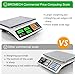 BROMECH Price Computing Scale 88lb/40kg Commercial Food Scale for Produce Meat Weighing, LCD Display and Green Bright Backlight for Farmers Markets, Meat Shop, Deli, （Not for Trade）