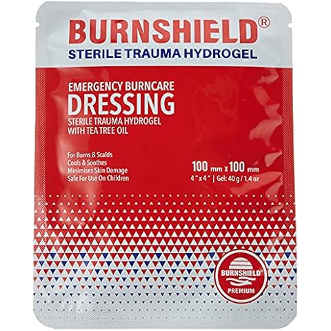 Burnshield Premium Sterile Burn Dressing 10cm x 10cm Cover