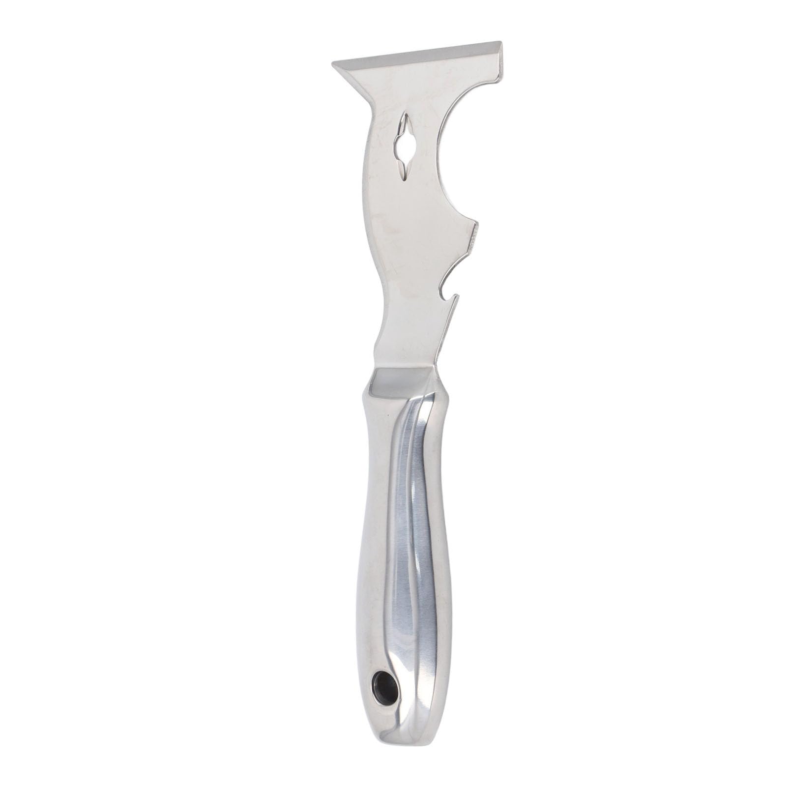 Coupe-Mastic Multifonction, Grattoir à Peinture en Acier Inoxydable, Spatule à Mastic en Métal avec Prise Confortable, Idéal pour la Peinture et la Préparation de l'apparence