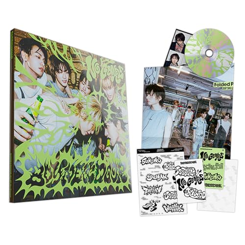 Release Date : 2025.05.13 BOYNEXTDOOR - 4th EP [No Genre] (No Limit Ver.) Photo Book + Folded Poster + Portrait Sticker + CD-R + Photo Print + Photocard + 3 Extra Photocards