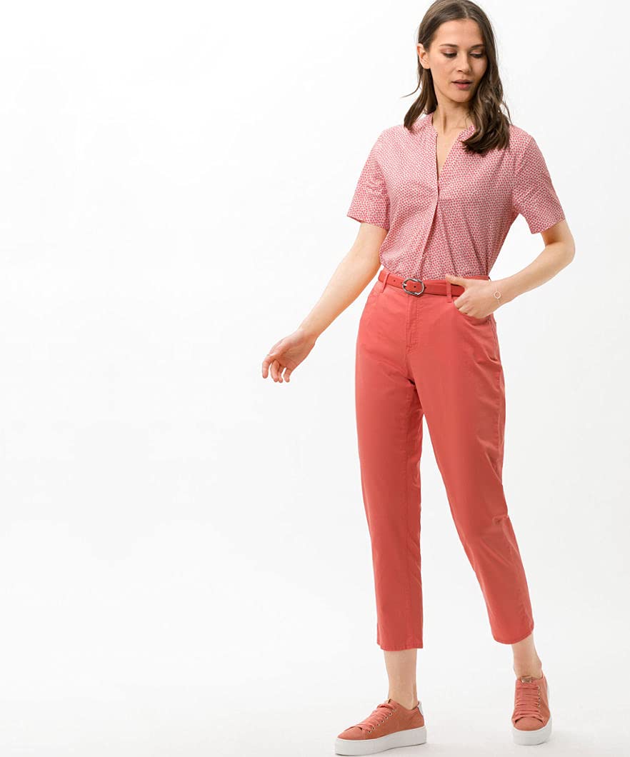 BRAX 7/8 Damen Jeans Hose Mary S 7/8 Popeline Stretch Orange