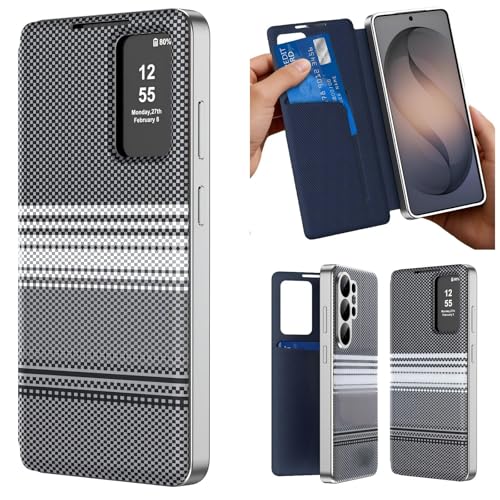 Étui pour Samsung Galaxy S22 Ultra Folio Cover Cuir Smart View