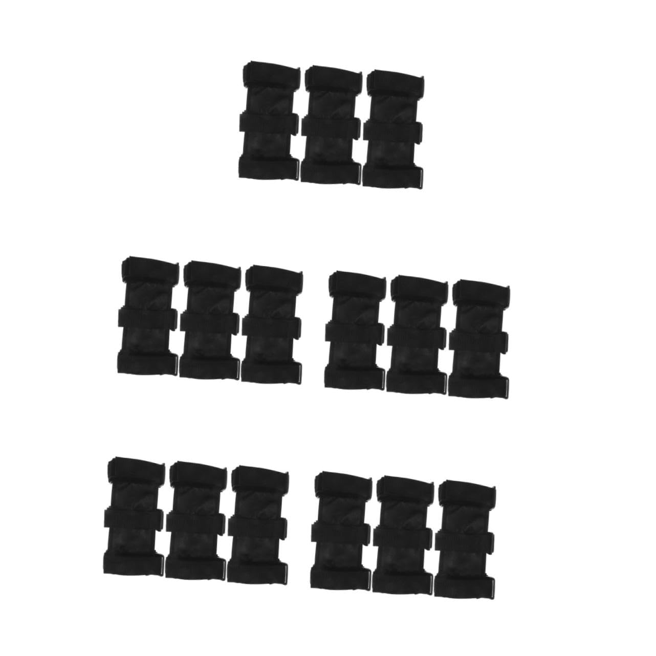 PRETYZOOM 15 Correas Para Extintor Correa De Fijación Universal Para Extintor Soporte Ajustable De Nailon Negro