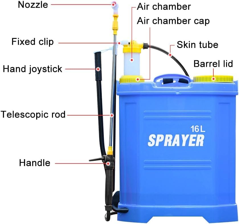 Maka DUS158Z LXT 15L Spruzzatore A Zaino 18V Utensili Elettrici Da Giardino Al Lio 0.5Mpa - Foto 7