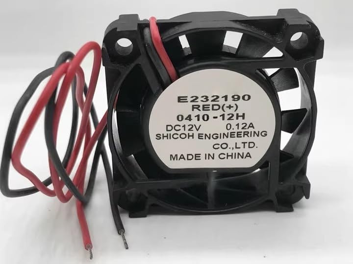 0410-12H 40x10MM DC12V 0.12A Super Durable Cooling Fan for Electronics and DIY Projects