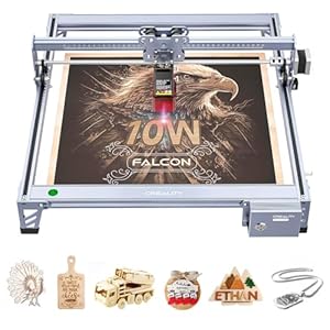 Creality 10 W lasergraveermachine, lasersnijder, lasergraveermachine met 0,06 mm hoge precisie, 10.000 mm/min snelheid voor hout, acryl, leer, graveerbereik 400 x 415 mm