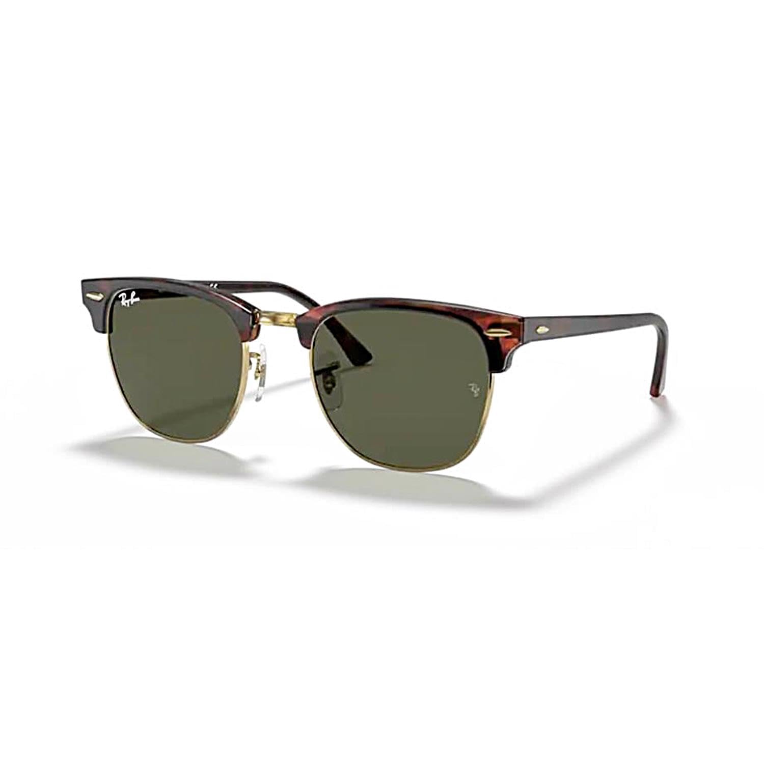 Ray-​Ban Clubmaster Occhiali da Sole Uomo, marrone, 49 mm