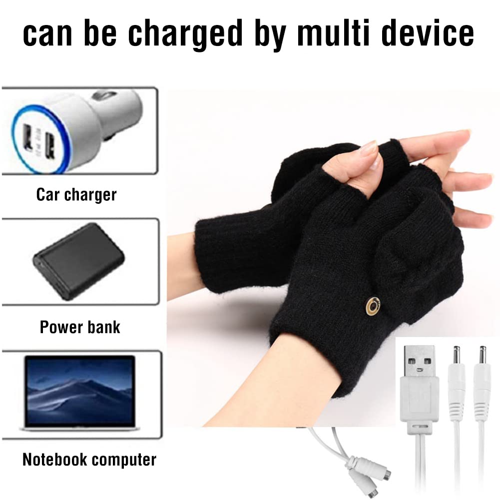USB verwarmde handschoenen voor mannen en vrouwen, touchscreen