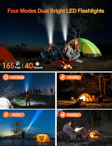 Portable Solar Power Bank, 40000mAh with Fast Charging for iPhone, Samsung, Tablet - Ideal for Camping
