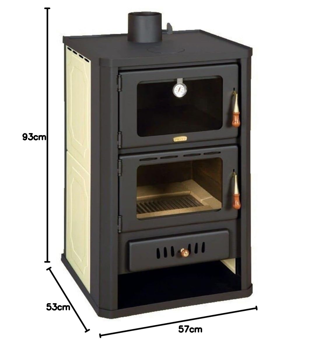 Stufa a Legna Termostufa con Forno Prity FG W15 19.4kW