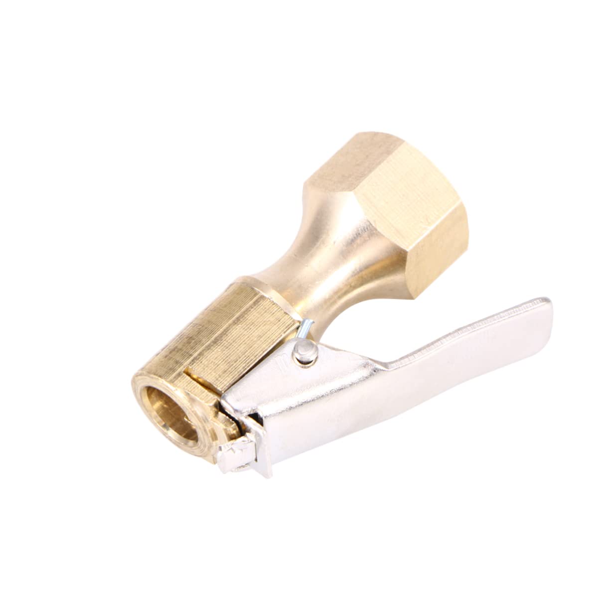 INOOMP 6pcs Lock Air Chuck with Clip Heavy-Duty Tire Inflator Accessory Design for Easy Inflation Compatible with Standard Tire Valves