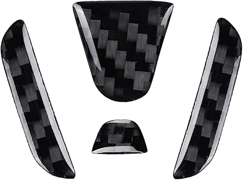 Miniatura 5 de LANZMYAN Compatible con el emblema del portón trasero del automóvil con logotipo de fibra de carbono, accesorios para Honda Civic de 11 generación